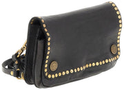 Campomaggi Bandolera Gloria Pochette con tachuelas - Negro