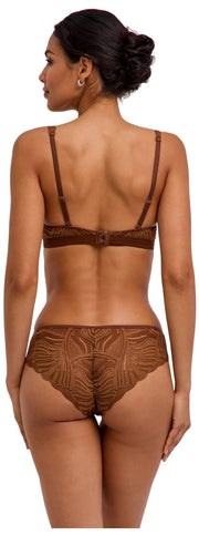 Bralette triangular Falke Delicate Touch - Deer Brown