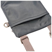 Bolso bandolera Roka Chelsea XS de nailon reciclado - Gris Beluga