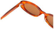 MessyWeekend Gafas de lectura de sol con luz azul Lola - Lava marrón