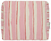 Hindbag Alix Neceser Extra Grande - Rayas Rosa/Rojo