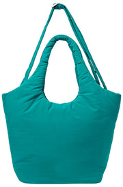 Bolso de hombro Roka Oxford mediano Taslon - Azul vista al mar