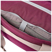 Bolso de viaje Roka Gatwick mediano de lona reciclada - Rojo lacado cereza