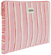 Maletín para portátil Hindbag Ava Small de 13 pulgadas - Rayas rojas/rosas