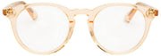 MessyWeekend Gafas de lectura con luz azul Abel - Transparente/Amarillo sol