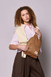 Bolso bandolera Hindbag Felix - Marrón canela
