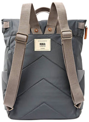 Mochila Roka Canfield B mediana de nailon reciclado - Beluga Grey
