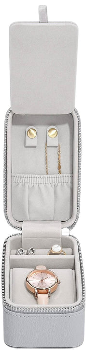 Caja para relojes y joyas de viaje Stackers - Gris guijarro