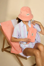 Gorro de pescador Hindbag Bob Terry - Coral Pink
