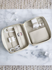 Organizador de cables mediano Stackers - Crema de avena