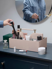 Organizador de cosméticos Stackers Supersize - Rubor/Dorado