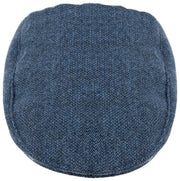 Gorra plana Dents Grafham Herringbone Tweed - Marine Navy