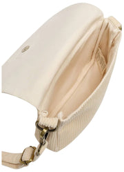 Bolso de hombro Hindbag Margault - Terciopelo Beige