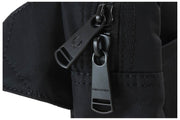 Fred Perry Bolso Bandolera De Nylon Arrugado - Negro