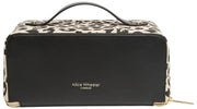 Maleta de tren con estampado animal de Alice Wheeler London - Leopardo claro/Negro