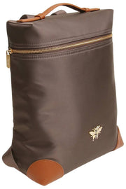 Mochila ligera Shoreditch Primrose de Alice Wheeler London - Marrón chocolate
