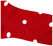 Calcetines Roka Wimbledon Crew - Punto rojo escarlata
