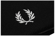 Gorro Fred Perry Classic Merino Wool - Negro/Blanco Nieve