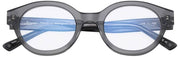 MessyWeekend Gafas de lectura con luz azul escarcha - Transparente/Gris ceniza