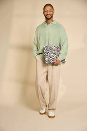 Maletín para portátil Hindbag Ava Small de 13 pulgadas - Leopardo blanco roto