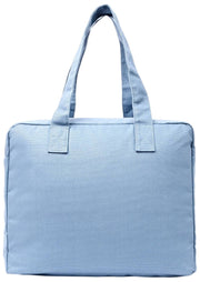 Bolso Tote Roka Sloane Mediano De Lona De Algodón - Azul Aviación