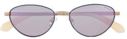 Superdry Slimline 90s Gafas de sol de ojo de gato de metal - Oro