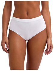 Calzoncillos Falke Daily Seamless de cintura media - Blanco