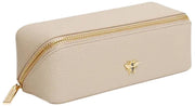 Maleta de tren pequeña de lujo Alice Wheeler London - Beige piedra