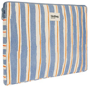 Maletín para portátil Hindbag Ava Small de 13 pulgadas - Naranja/Azul Rayas