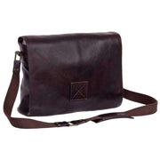 Ashwood Leather Westminster Natural Cow Tumble Pedro Messenger Bag - Brown