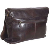 Ashwood Leather Westminster Natural Cow Tumble Pedro Messenger Bag - Brown