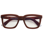 Gafas de lectura Barner Max Glossy Blue Light - Marrón cacao