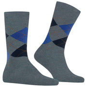 Calcetines Burlington Dundee - Gris/Azul