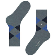 Calcetines Burlington Dundee - Gris/Azul