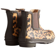 Botas Chelsea Hunter Original Leopard - Beige/Marrón Chocolate