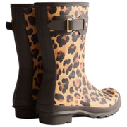Botas de agua Hunter Original Short Leopard - Beige/Marrón Chocolate