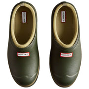 Zuecos con forro de neopreno Hunter Gardener - Verde oliva oscuro/arcilla