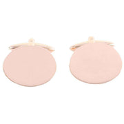 David Van Hagen Oval Cufflinks - Rose Gold