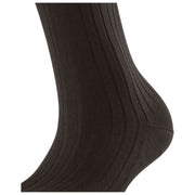 Calcetines de canalé de algodón Falke - Marrón oscuro