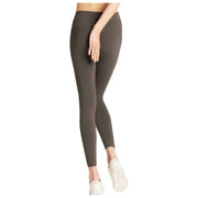 Leggings Falke De Algodón Sin Costuras - Gris Carbón