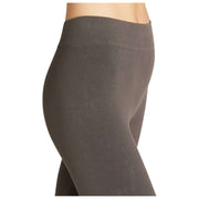 Leggings Falke De Algodón Sin Costuras - Gris Carbón