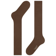 Calcetines hasta la rodilla Falke Lhasa Rib - Cappucino Brown