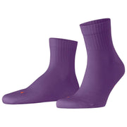 Calcetines cortos Falke Run Rib - Ciruela Lila