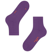 Calcetines cortos Falke Run Rib - Ciruela Lila