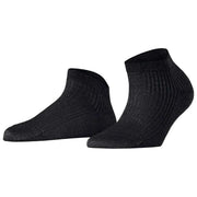 Falke Calcetines deportivos de canalé brillante - Negro