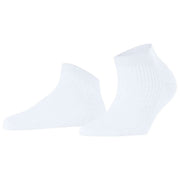 Calcetines Falke Shiny Rib Sneaker - Blanco