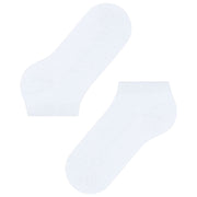 Calcetines Falke Shiny Rib Sneaker - Blanco
