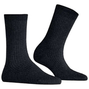 Falke Calcetines De Canalé Brillante - Negro
