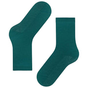 Calcetines Falke Shiny Rib - Sherwood Green