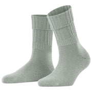 Calcetines Falke Striggings Rib Boot - Gris plateado